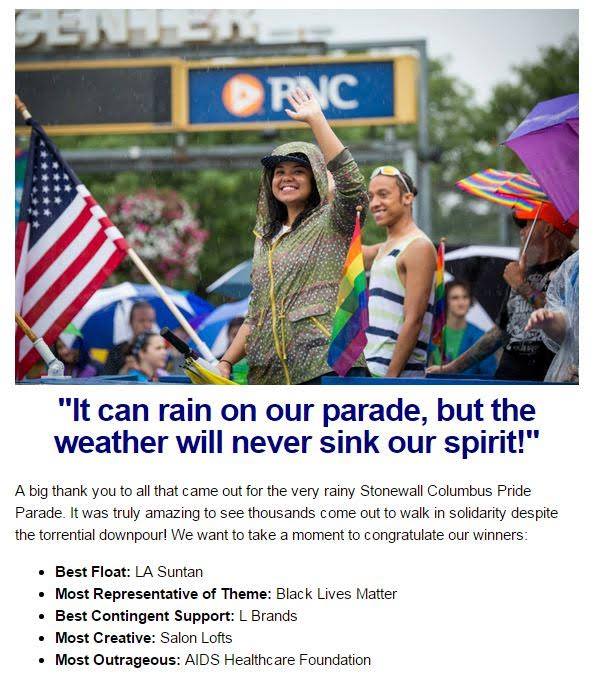 Experienced an unprecedented rain out that closed down Pride and recovered all lost profit thanks to generous contributions from the community and a $10,000 grant from The Legacy Fund!