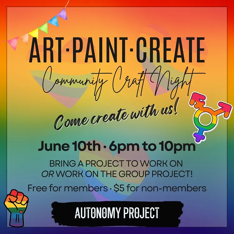 Autonomy Project Community Craft Night