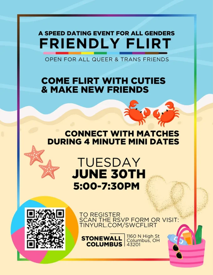 Friendly Flirt Speed Dating June 2026 Poster