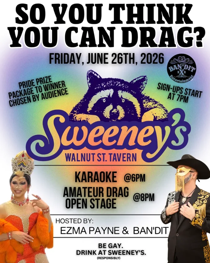 So You Think You Can Drag at Sweeney's Poster