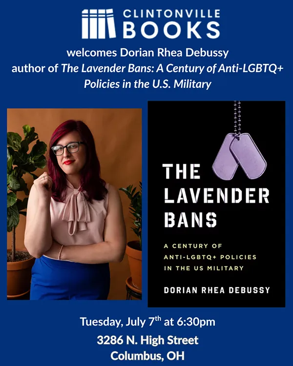 Clintonville Books welcomes Dorian Rhea Debussy