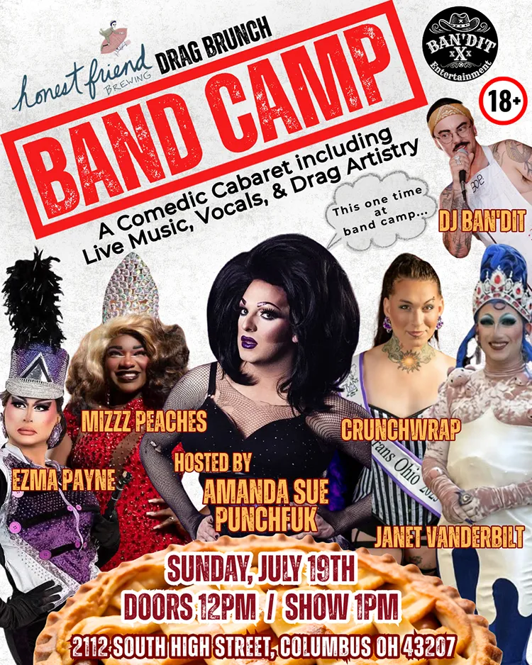 Band Camp at Honest Friend Brewing Poster