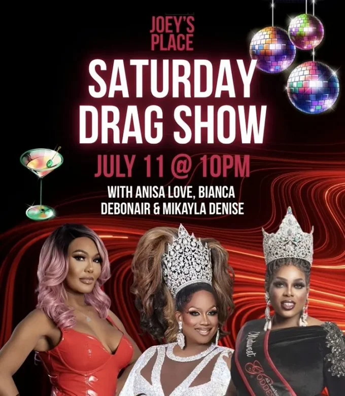 Joey's Place Drag Show featuring Anisa Love Poster